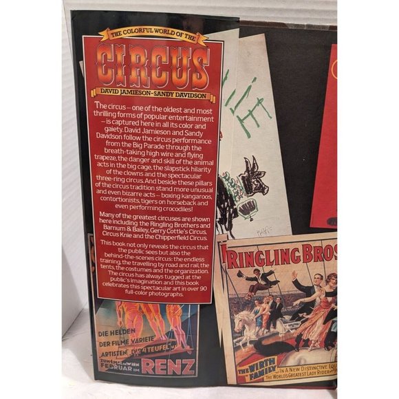 Colorful World of the Circus 1980 Hardcover Clowns Jamieson Animals David Vtg - Picture 5 of 14